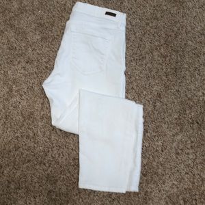 High end White denim jeans